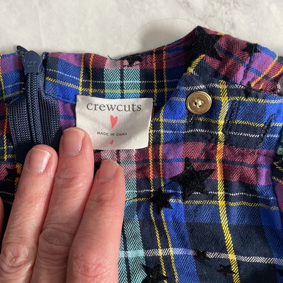 Long sleeve plaid dress - Picture 3 of 3